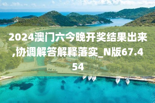 2024澳門六今晚開獎結(jié)果出來,協(xié)調(diào)解答解釋落實_N版67.454
