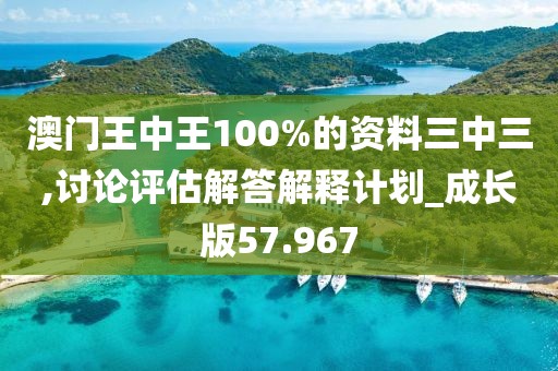 澳門王中王100%的資料三中三,討論評(píng)估解答解釋計(jì)劃_成長版57.967