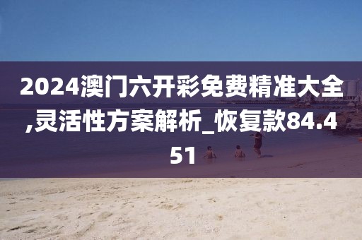 2024澳門六開彩免費精準大全,靈活性方案解析_恢復款84.451